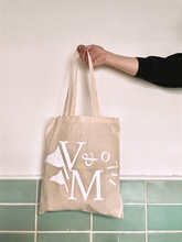 0711 - Vintage Markt & 0711 Logo Bag white